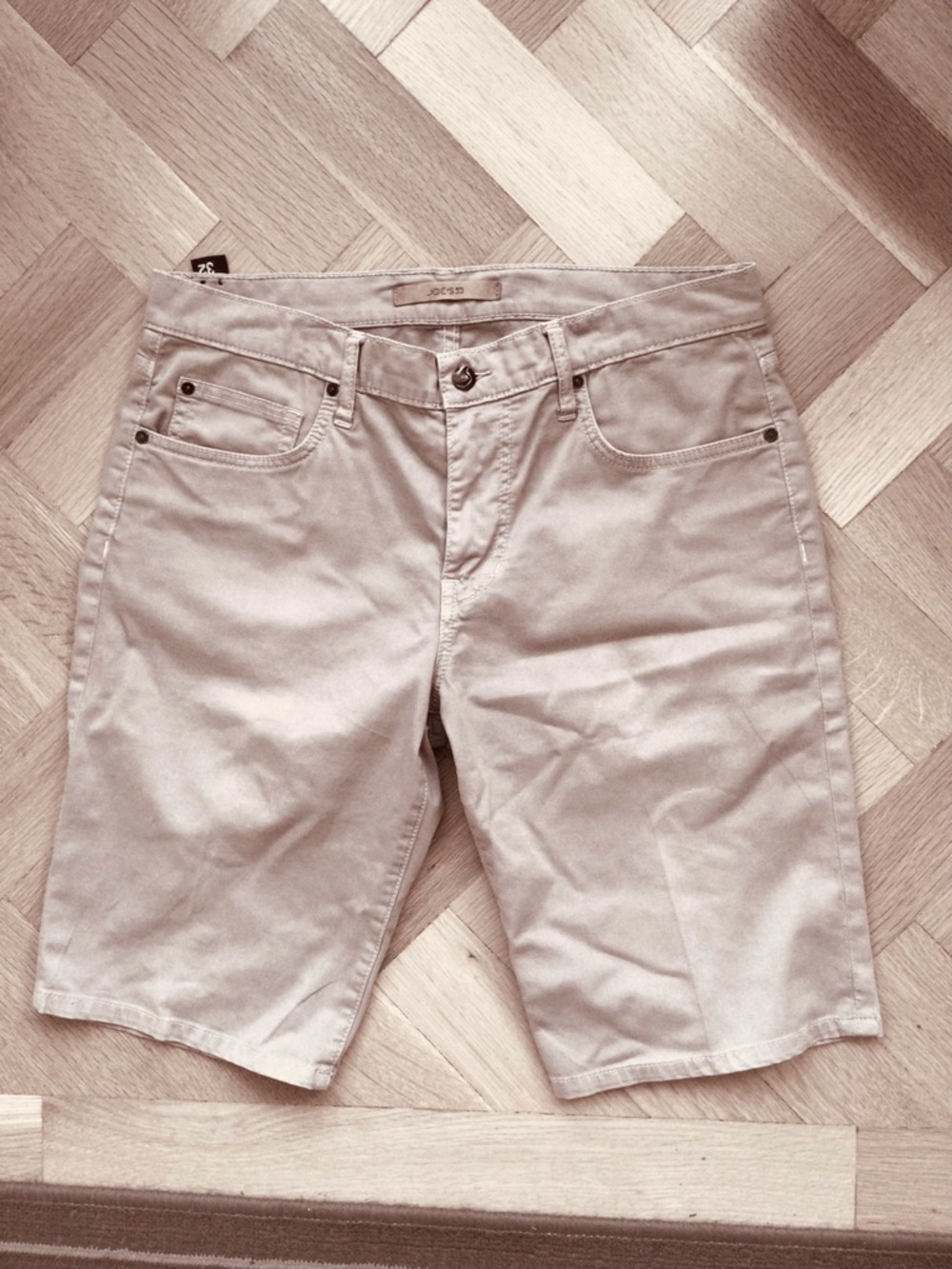 Joe's Jeans Light Brown Flat Front Shorts Size 32